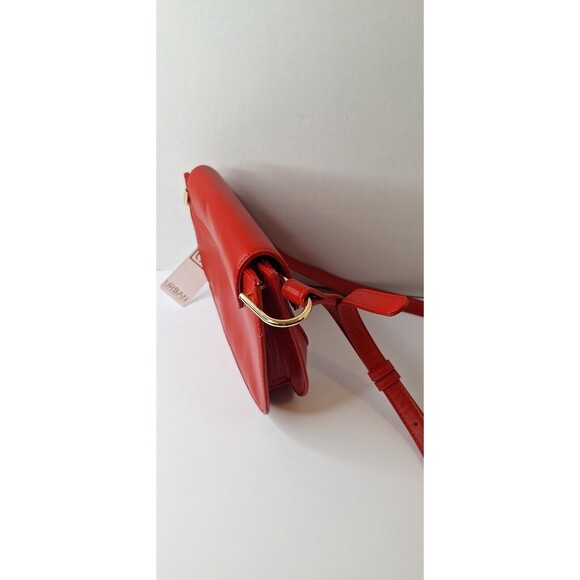 URBAN EXPRESSIONS Vegan Leather Crossbody Handbag Purse Red Adjustable Strap NWT - Picture 5 of 11
